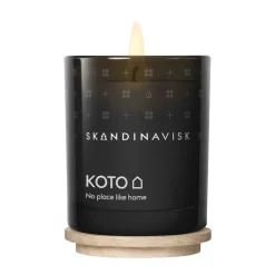 Scented Candles & Diffusers^Skandinavisk Koto scented candle with lid, 65 g Black