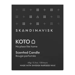 Scented Candles & Diffusers^Skandinavisk Koto scented candle with lid, 65 g Black