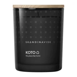 Best Skandinavisk Koto scented candle with lid, 200 g Black