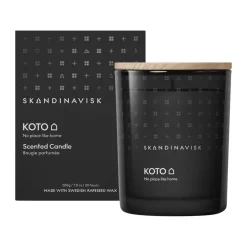 Best Skandinavisk Koto scented candle with lid, 200 g Black