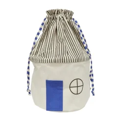 Storage For The Kids Room^OYOY Koya storage basket large, Optic Blue GreyBlue