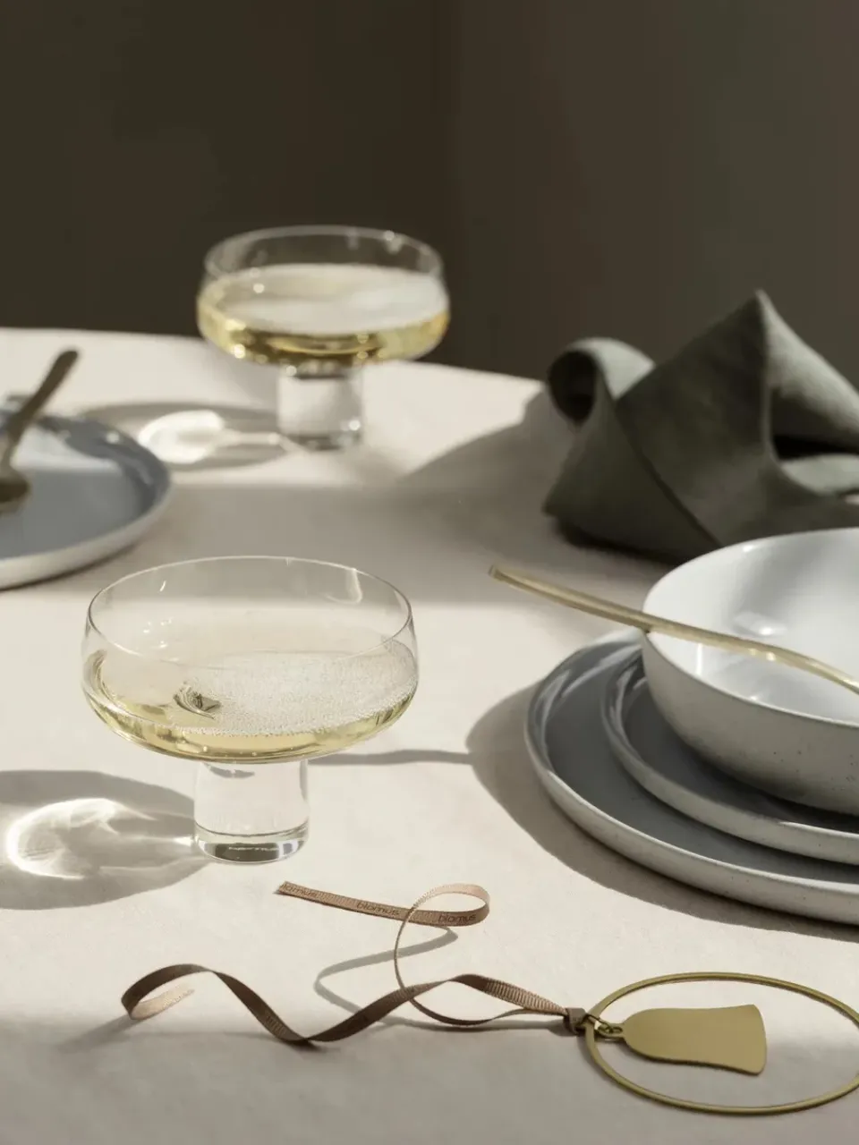 Champagne Glasses^Blomus Koyoi champagne glass Coupe 9 cl, Clear Transparent