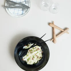 Outlet Normann Copenhagen Krenit salad set, Black