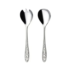 Salad Servers^Hardanger Bestikk Kristin salad set 2 pieces, Stainless steel Silver-coloured