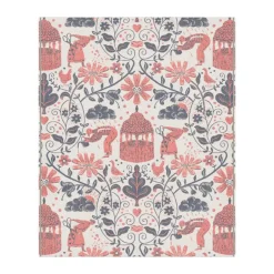 Cotton Blankets & Throws^Ekelund Linneväveri Kärleken throw 140x170 cm, Multi