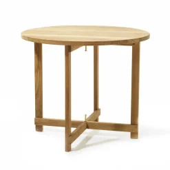 Table For Outdoor Use^Skargaarden Kryss side table, Teak Brown