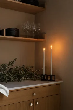 Candle Holders^Audo Copenhagen Kubus 1 candle holder, Black