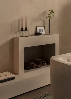 Advent Candle Holders^Audo Copenhagen Kubus 4 candle holder, Black
