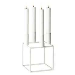 Advent Candle Holders|Candle Holders^Audo Copenhagen Kubus 4 candle holder, White