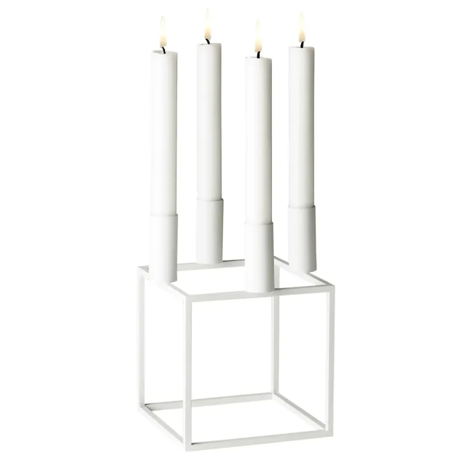 Advent Candle Holders|Candle Holders^Audo Copenhagen Kubus 4 candle holder, White