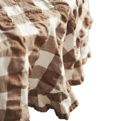 New Boel & Jan Kullavik tablecloth Ø170 cm, Brown-white BrownWhite