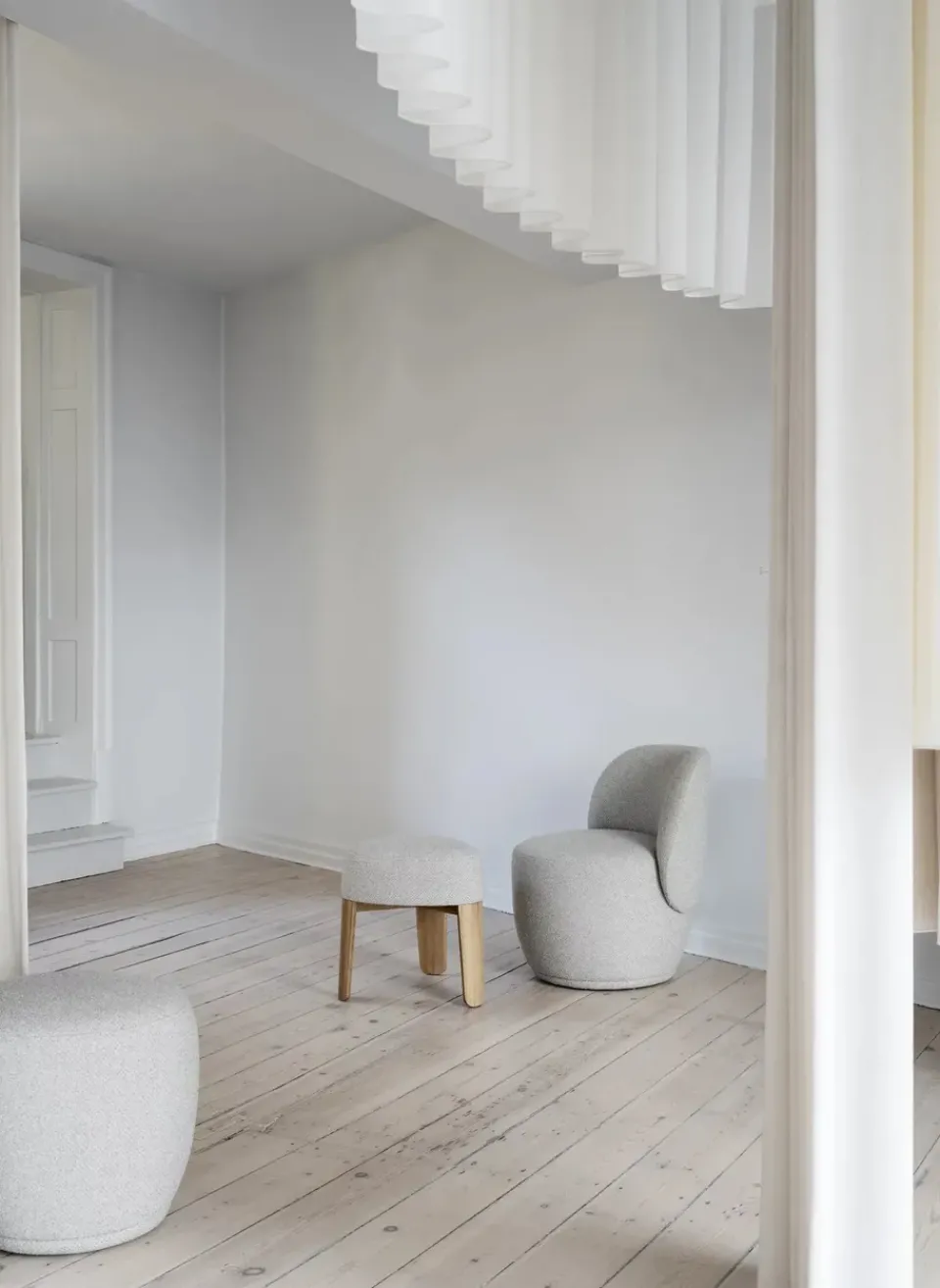 Benches^Blomus Kuon bench, Boucla Beige