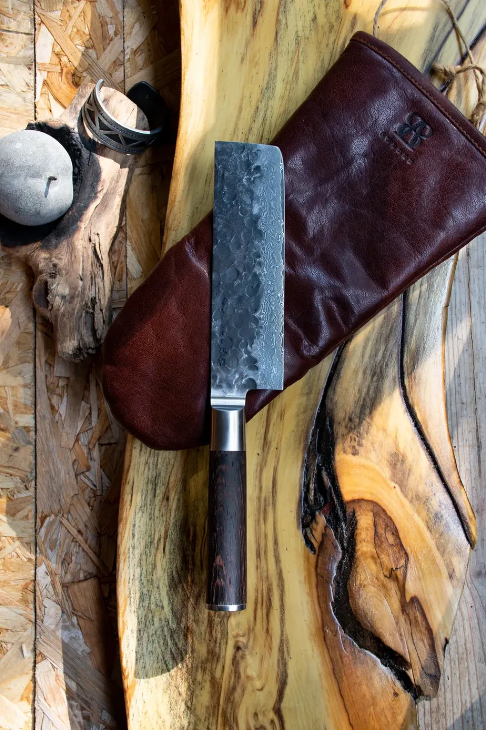 Vegetable Knives^Satake Kuro Nakiri, 18 cm BlackSilver-coloured