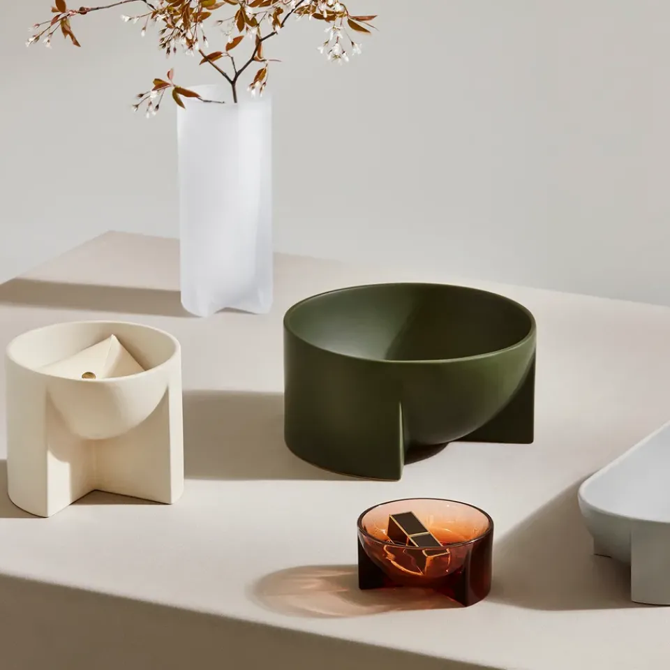 Decorative Bowls^Iittala Kuru ceramic bowl 14x16 cm, Beige