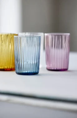 Drinking Glasses & Tumblers^Bitz Kusintha drinking glass 28 cl 4-pack, Pink