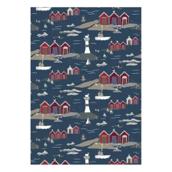 Fabric By The Metre^Arvidssons Textil Kust fabric, Blue