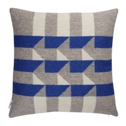 Cushions^Røros Tweed Kvam cushion 50x50 cm, Blue BlueGrey