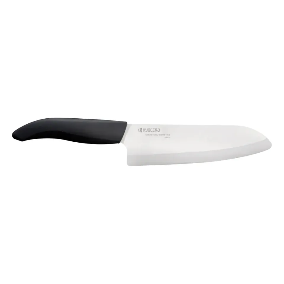 Kyocera FK ceramic santoku knife, 16 cm WhiteBlack