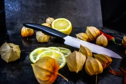 Ceramic Knives|Japanese Knives^Kyocera FK ceramic vegetable knife , 13 cm WhiteBlack
