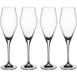 Champagne Glasses^Villeroy & Boch La Divina champagne glass 4-pack, 26 cl Transparent
