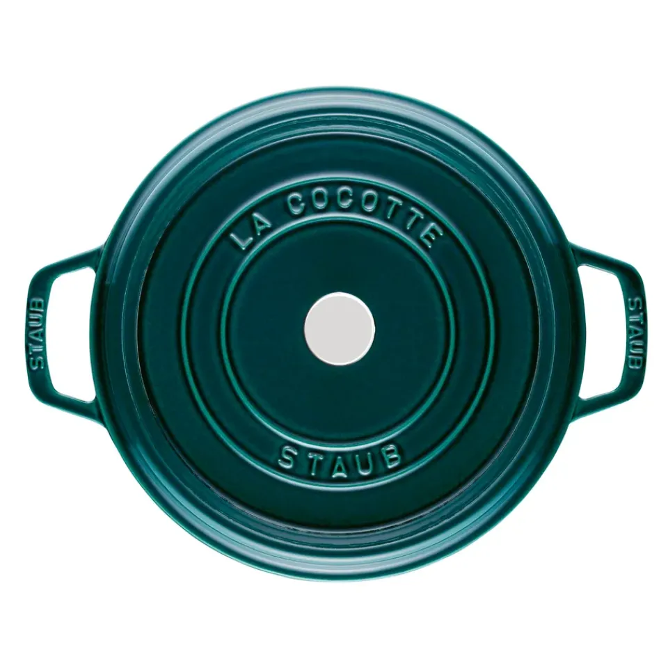Best STAUB La Mer round casserole dish - three layered enamel, 5.2 l Blue