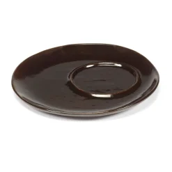 Outlet Serax La Mère saucer for coffee cup Ø14.5 cm 2-pack, Dark Brown