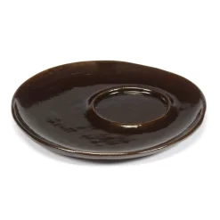 New Serax La Mère saucer for espresso cup Ø11 cm 2-pack, Dark Brown