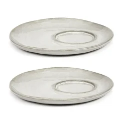 Outlet Serax La Mère saucer for espresso cup Ø11 cm 2-pack, Off White