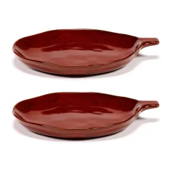 Online Serax La Mère tray with handles Ø17 cm 2-pack, Venetian Red