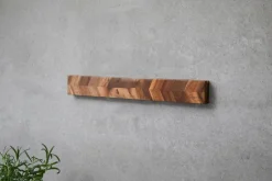 Sale Hâws Laguiole by magnetic knife rack 40x5x2 cm, Acacia wood Herringbone style Brown