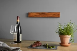 Sale Hâws Laguiole by magnetic knife rack 40x5x2 cm, Acacia wood Herringbone style Brown