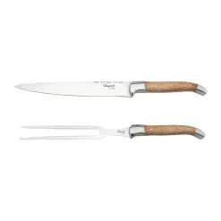 Sale Hâws Laguiole By 2-piece carving set, Oak BrownSilver-coloured