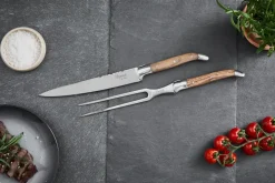 Sale Hâws Laguiole By 2-piece carving set, Oak BrownSilver-coloured