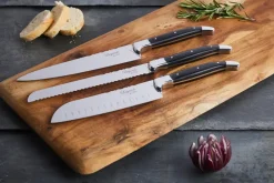 Sale Hâws Laguiole By 3-piece chef's knife set, Black Wood BlackSilver-coloured