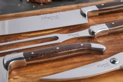 Knife Sets^Hâws Laguiole By 4-piece chef's knife set, Wenge BrownSilver-coloured