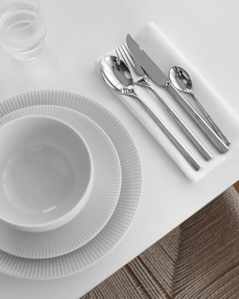 Cutlery Sets^Scandi Living Lake cutlery 24 pieces, Stainless steel Silver-coloured