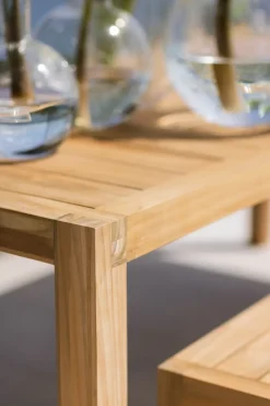 Table For Outdoor Use^Skargaarden Laknäs extendable table 210-295x90 cm, Teak Brown