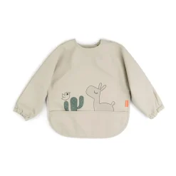Sale Done by deer Lalee bib with sleeves, Sand Beige