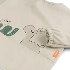 Sale Done by deer Lalee bib with sleeves, Sand Beige