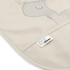 Outlet Done by deer Lalee bib with velcro 2-pack, Sand Beige