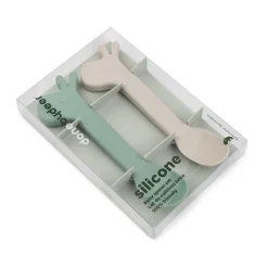 Children's Cutlery^Done by deer Lalee spoon 2-pack, Green