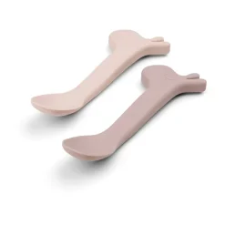 Children's Cutlery^Done by deer Lalee spoon 2-pack, Powder Beige