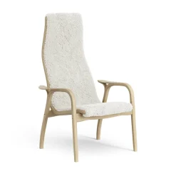 Children's Armchairs^Swedese Lamini children's arm chair laquered oak/sheep skin, Off white (white) Beige