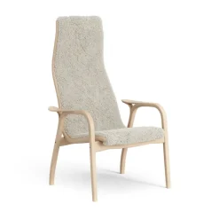 Children's Armchairs^Swedese Lamini children's arm chair laquered beech/sheep skin, Moonlight Beige