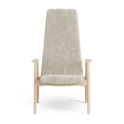 Children's Armchairs^Swedese Lamini children's arm chair laquered beech/sheep skin, Moonlight Beige