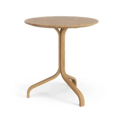 New Swedese Lamino table 49 cm, Oak oiled Beige