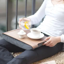 Best Bosign Lap tray mini, -wallnut Grey