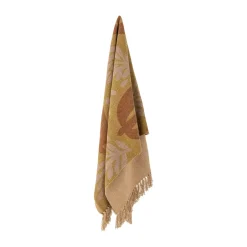 Cotton Blankets & Throws^Bloomingville Lark cotton throw 130x160 cm, Yellow