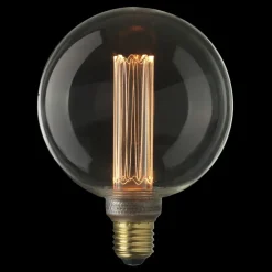 Online Globen Lighting Laser filament LED E27 dimable, 12.5 cm, E27 Transparent