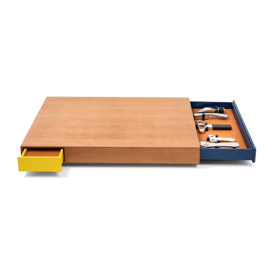 L'Atelier du Vin The Wine Tray, 6-piece BrownBlueYellow